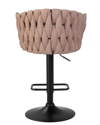 Стул барный ДОБРИН ЛЕОН Коричневая ткань ЛАР 275-3 / DOBRIN LEON LAR_4