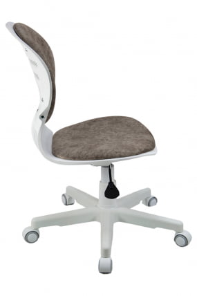 Кресло 1139 ФВ ПЛ Вхите велюр Блисс 07 шоколад / FW PL White Bliss_1