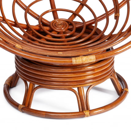 Кресло-качалка ПАПАСАН/ПАПАСАН в 23/01 Б /без подушки/ 115х78х104 см, Пекан (орех) / PAPASAN/ПАПАСАН w B Pecan_7