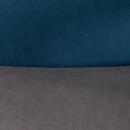 Кресло ФЛЙ флок , серый/синий, 29/32 / FLY_7