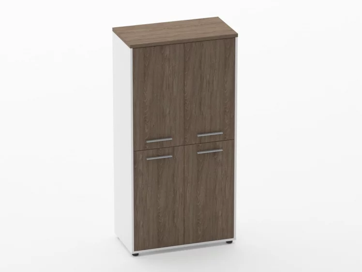 Шкаф 3 широкий закрытый, 4 двери Дека 10.16.121 Дуб Верцаска/Белый / Deka_0