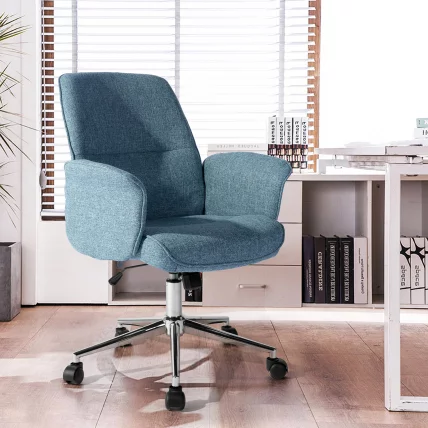Стул офисный Симона Голубой / Simona_7