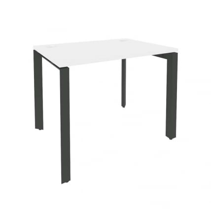 Стол рабочий на П-образном м/к ОНИКС О.МП-СП-1.7 Белый Бриллиант/Антрацит / ONIX O.MP-SP-1.7_0