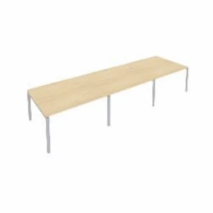 Переговорный стол (3 столешницы) Метал Сйстем Б.ПРГ-3.3 Акация/Серый / Metal System_0