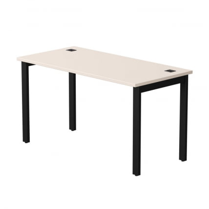 Стол прямой на металлокаркасе, опоры 90 гр Еверпроф ЕВО 254С007 Кашемир Черный / Everprof EVO 254S007_0