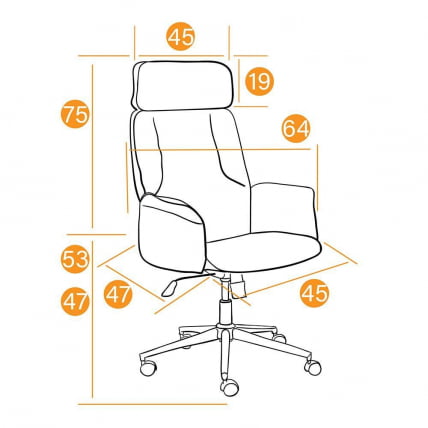 Кресло CХАРМ ткань, серый/серый, Ф68/C27 / CHARM F68/C27_3