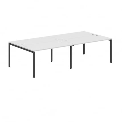 Стол четырехместный КСТЕН-С КСВСТ 2814 Белый/антрацит / XTEN-S XWST_0