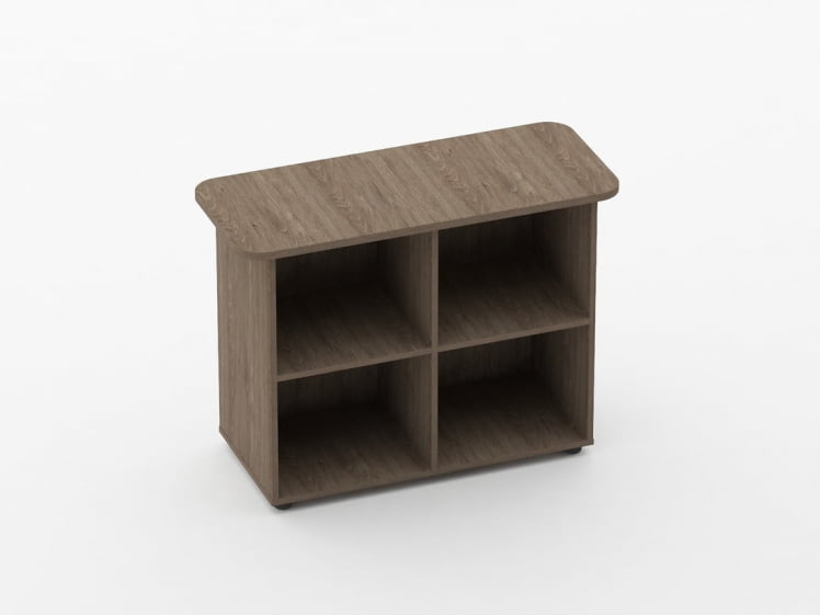 Тумба приставная к столу Глассй 3.18.12 Дуб Верцаска / Glassy_1