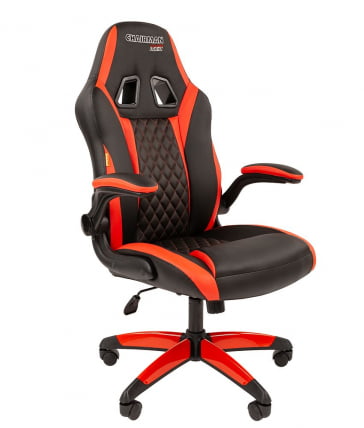 Кресло геймерское CХАИРМАН ДРАЙВ (ГАМЕ) 15 Черный Красный / CHAIRMAN (GAME)_0
