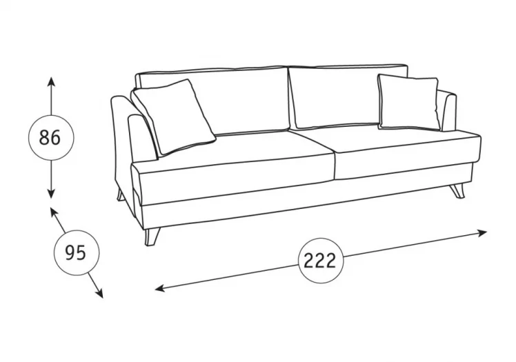 Диван-кровать Дамаск ТД 211. Лаундж 25 Зеленый/ Фибра 2885/5 Коричневые цветы_1