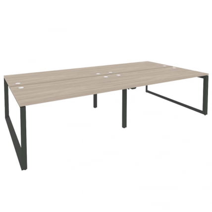 Рабочая станция на О-образном м/к ОНИКС О.МО-Д.РС-4.4.8 Дуб Аттик/Антрацит / ONIX O.MO-D.RS-4.4.8_0