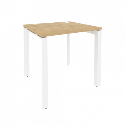 Стол рабочий на П-образном м/к ОНИКС О.МП-СП-0.7 Тиквуд Светлый/Белый / ONIX O.MP-SP-0.7_0