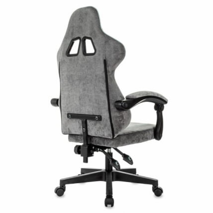 Кресло компьютерное БРАБИКС Шоотер ГМ-12, 2 подушки, ткань, серое / BRABIX Shooter GM-12,_7
