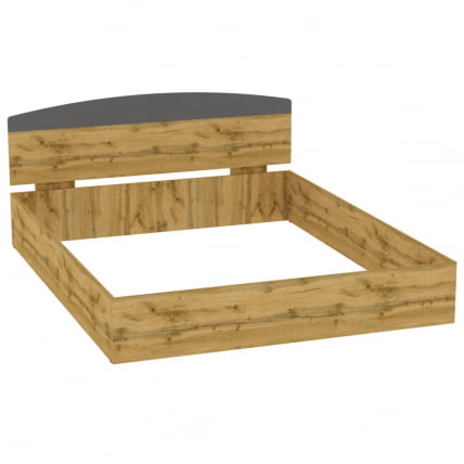 Кровать Алиса(Л8)1647х798х2063(ДВ-Графит) / Алиса(L8)1647х798х2063(ДВ-Графит)_0