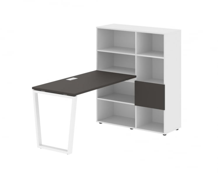 Рабочая станция ЕДИС ЕВРСТ 1113 Мокко Белый Белый / EDIS EVRST_0