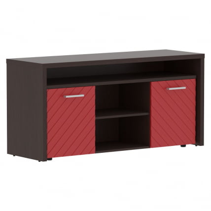 Тумба с фригобаром Торр ЛУКС ТЛТФ-3Д Венге Магия Красный / Torr LUX TLTF-3D_0