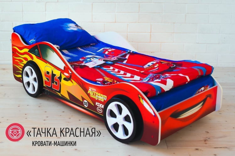 Кровать-машинка Тачка красная_1