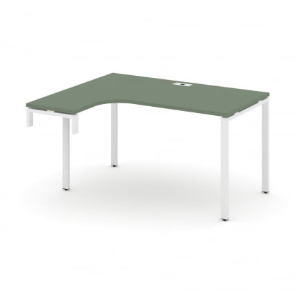 Стол-надставка на опорную тумбу (левый) CОНCЕПТ CН.ОСАН-002(Л) Дуб Мали Белый / CONCEPT CN.OSAN-002(L)_0