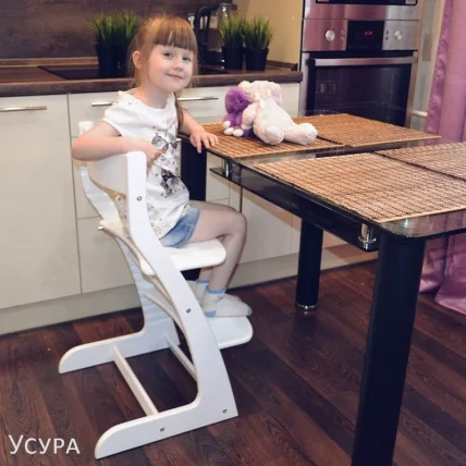 Растущий стул Усура Белый_18