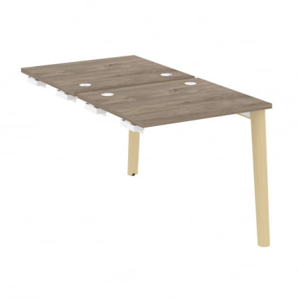 Стол-приставка двойной к опорным элементам ОНИКС ВООД ОВ.Д.СПР-0.7 Тиквуд Темный/Светлый / ONIX WOOD OW.D.SPR-0.7_0