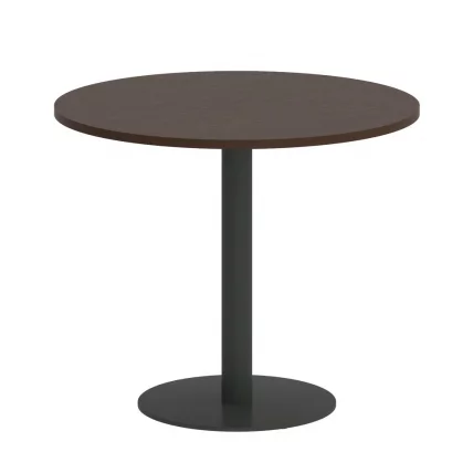 Стол журнальный круглый ХОМЕ ОФФИCЕ ВР.СП-5-90.1 Венге Цаво/Антрацит металл / HOME OFFICE VR.SP-5-90.1_0