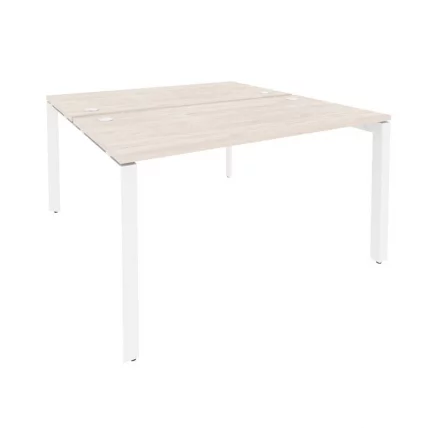 Рабочая станция на П-образном м/к ОНИКС О.МП-Д.РС-2.3.7 Денвер Светлый/Белый / ONIX O.MP-D.RS-2.3.7_0