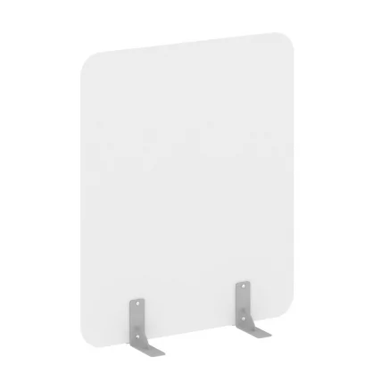 Перегородки на металлических опорах на фетровых подпятниках Р-лине ДП.Ф-100-120 Белый Бриллиант / R-line DP.F-100-120_0