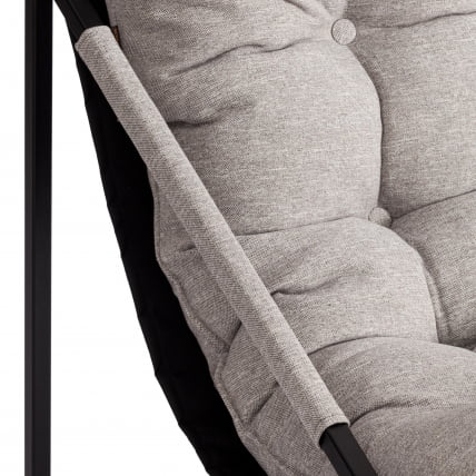 Кресло Чарли / Чарли без подлокотника рогожка, серо-бежевый, 3М 16/2, 70х70х84 см / Charli 3M_12