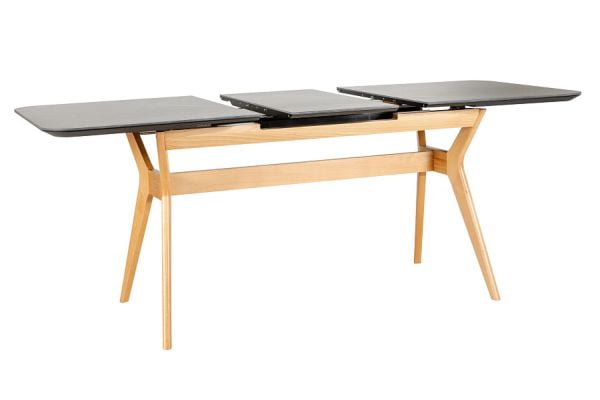 Стол раздвижной Нарвик Серамиc 140-180 Аутоматиc Натур/Дэрк марбле / Ceramic Automatic Natur/Dark marble_4