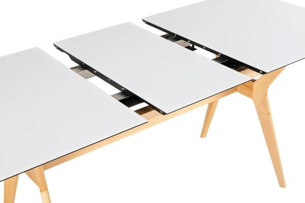 Стол раскл. Нарвик Гласс 120-150 Аутоматиc Натур/Лигхт матте гласс / Glass Automatic Natur/Light matte glass_13