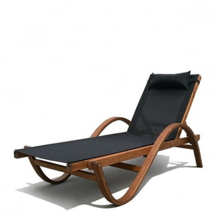 Шезлонг-лежак Мальта АФМ-511А Блаcк / AFM-511A Black_1