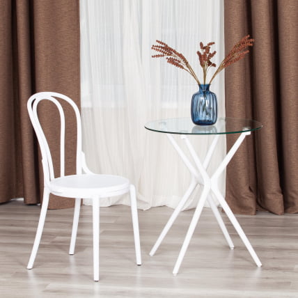 Стул ТХОНЕТ (мод. ПЛ62) пластик, 42 кс 52 кс 89 см, Вхите (Белый) 01 / THONET (mod. PL62) x x White_9