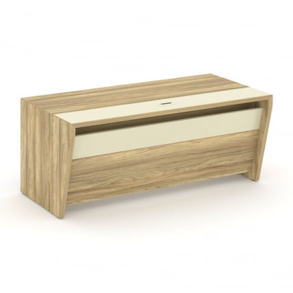 Стол руководителя прямой без тумбы Корнер CОР.СР-18 Гикори Песочный Ваниль / Corner COR.SR-18_0