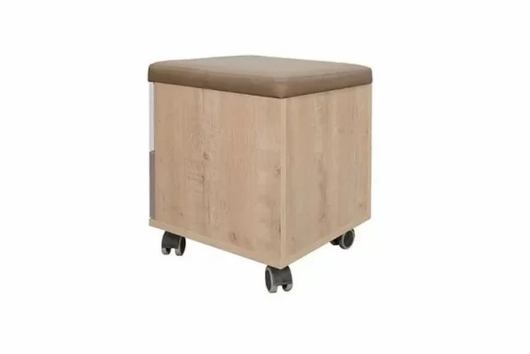 Тумба Хаски 52 Дуб Ирландский Мокко Белый_2