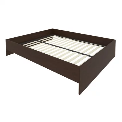 Кровать с ортопедическим основанием без изголовья ЛИГХТ С-К-160 Венге Цаво / LIGHT_0