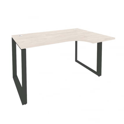 Стол эргономичный правый на О-образном м/к ОНИКС О.МО-СА-2Р Денвер Светлый/Антрацит / ONIX O.MO-SA-2R_0