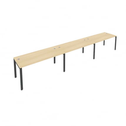 Рабочая станция на 3 раб.места Метал Сйстем Б.СМ-3.4 Акация/Антрацит / Metal System_0