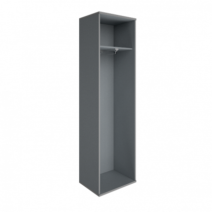 Каркас гардероба А.ГБ-1 Рива А.ГБ-1К Клен/Металлик / Riva_0