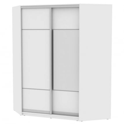 Шкаф-купе ЙА-198х1400-718-5(Белый-Д4Д3) / YA-198х1400-718-5(Белый-D4D3)_0