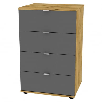 Комод Алиса(К2)856х540х459сторцевойручкой(ДВ-Графит) / Алиса(K2)856х540х459сторцевойручкой(ДВ-Графит)_0