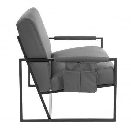 Диван Чарли ЛУКС Д/Чарли Люкс экокожа , Шарп Графит / Charli LUX Sharp_1