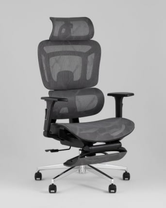 Кресло офисное ТопЧаирс Нимбус серый / TopChairs Nimbus_0