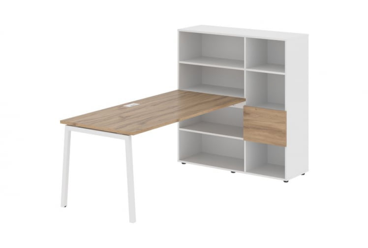 Рабочая станция ЕДИС ЕЛРСТ 1217 Дуб Денвер светлый Белый Белый / EDIS ELRST_0
