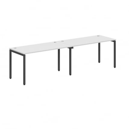 Стол двойной КСТЕН-С КСВСТ 2870 Белый/антрацит / XTEN-S XWST_0