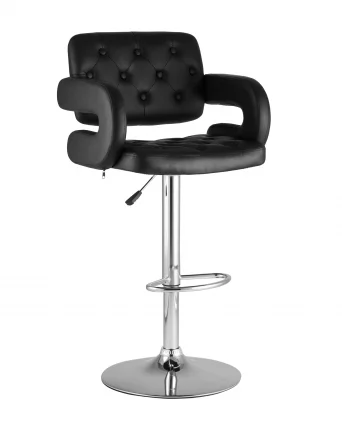 Барный стул Бентли ПУ-кожа Черный / PU-кожа_0