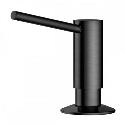 Дозатор Омоикири Для Моющего Средства Ом-02-Пвд-Гм Латунь/Вороненая Сталь / Omoikiri Om-02-Pvd-Gm_0