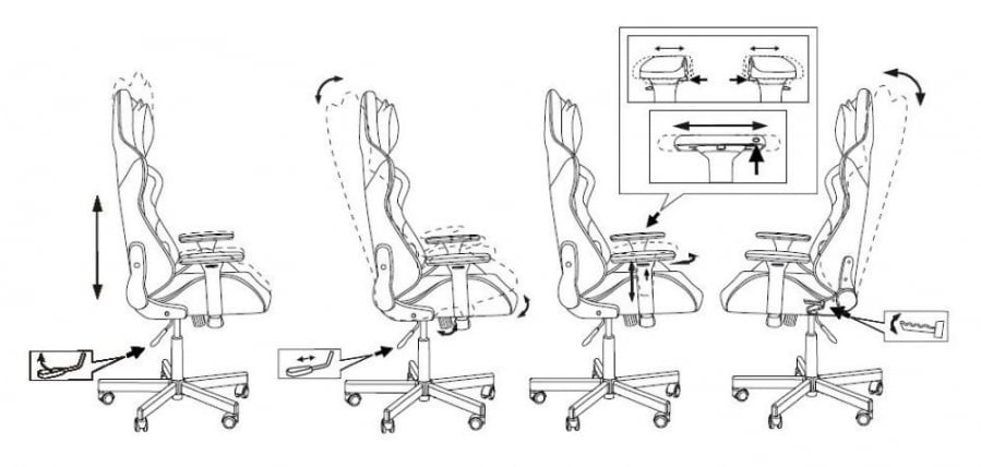 Геймерское кресло КНИГХТ Армор БО / KNIGHT Armor BO_25