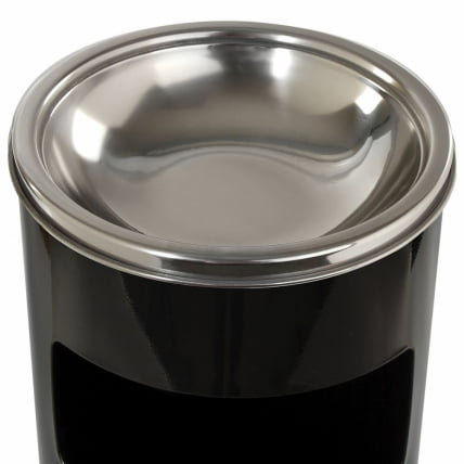 Урна с пепельницей ЛАИМА ПРОФЕССИОНАЛ 27 литров Черный / LAIMA PROFESSIONAL_4