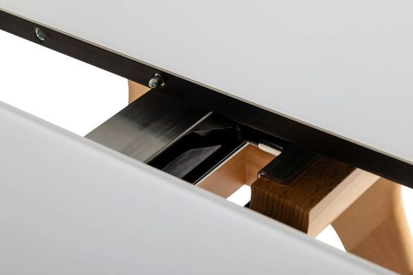 Стол раскл. Нарвик Гласс 120-150 Аутоматиc Натур/Лигхт матте гласс / Glass Automatic Natur/Light matte glass_10