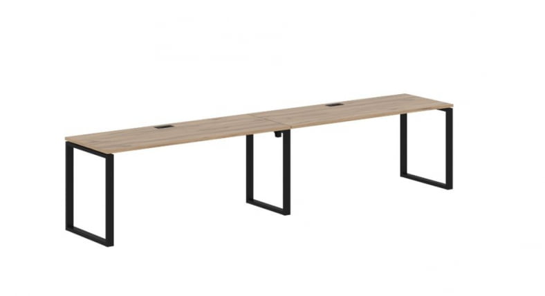 Бенч-система ЕДИС ЕКВСТ 3567 Дуб Денвер светлый Черный / EDIS EQWST_0